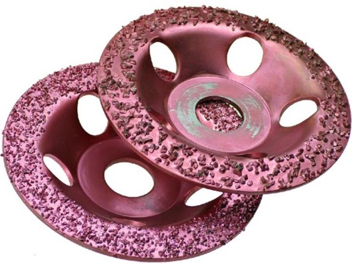 Image du produit Bosch Professional Zubehör Meule boisseau en carbure de tungstène, 115 x 22,23 mm, grossière, plate (Croustillant)