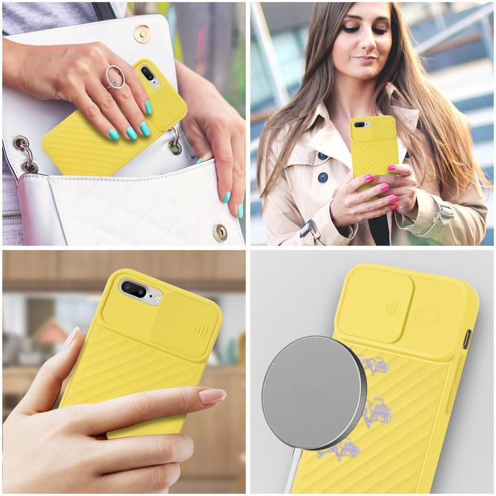 Produktbild Cadorabo TPU Cover mit Kamera Schutz (Apple iPhone 7 Plus, Apple iPhone 7s Plus)