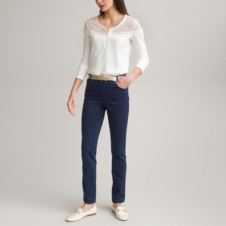 Immagine prodotto Anne Weyburn Pantaloni dritti a cinque tasche in cotone elasticizzato (44)