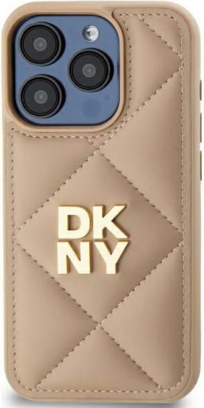 Immagine prodotto DKNY DKHCP14LPQDSLE iPhone 14 Pro 6.1" beżowy/beige Quilted Stack Logo (Apple iPhone 14 Pro)