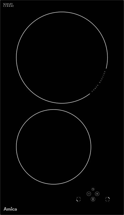 Actual product image Amica PI3510U Cooktop Integrated Zone Induction Cooktop 2 Zone(s)
