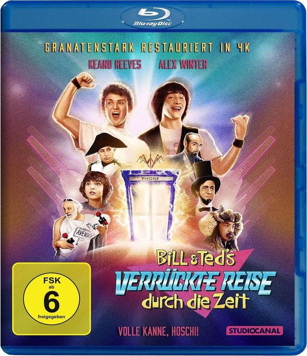 Produktbild Bill & Teds verrückte Reise durch die Zeit (Blu-ray) (Blu-ray, Deutsch, Französisch, Englisch)