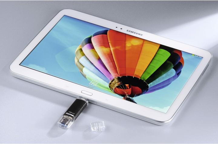 Produktbild Hama Laeta Twin (128 GB, USB-A, Micro USB, USB 3.0)