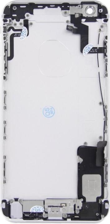 Actual product image OEM Replacement iPhone 6s Plus Back Cover Complete Set Silver (Cover, IPhone 6S Plus)