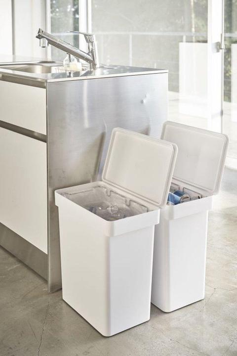 Produktbild Yamazaki Müll - luftsicher - Turm - Weiss (5427) (25 l)