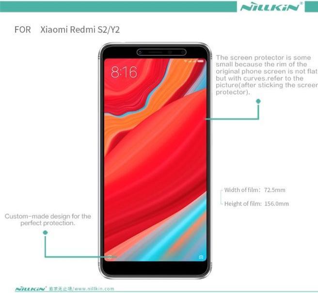 Actual product image Nillkin Super Clear Series Protective Film (1 Piece, Xiaomi Redmi S2)