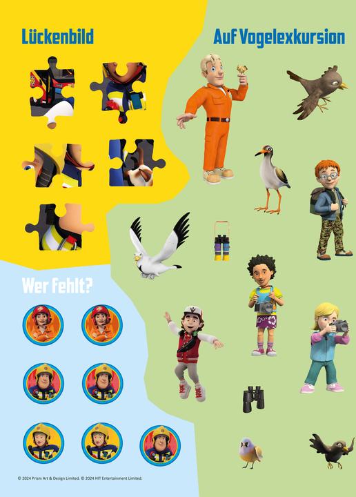 Productafbeelding Panini Brandweerman Sam: 1001 stickers: stickers - puzzels - inkleuren
