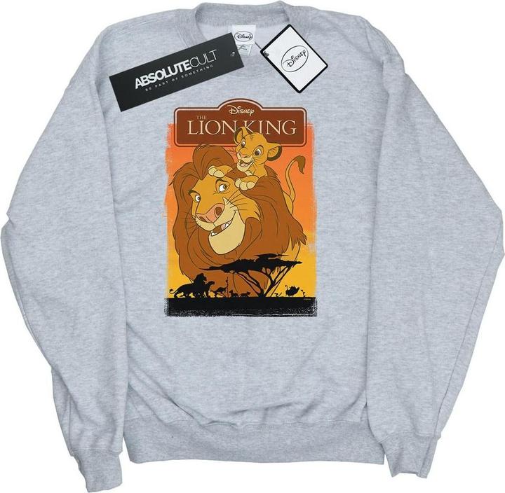 Actual product image Disney Womens/Ladies The Lion King Simba And Mufasa Sweatshirt (L)