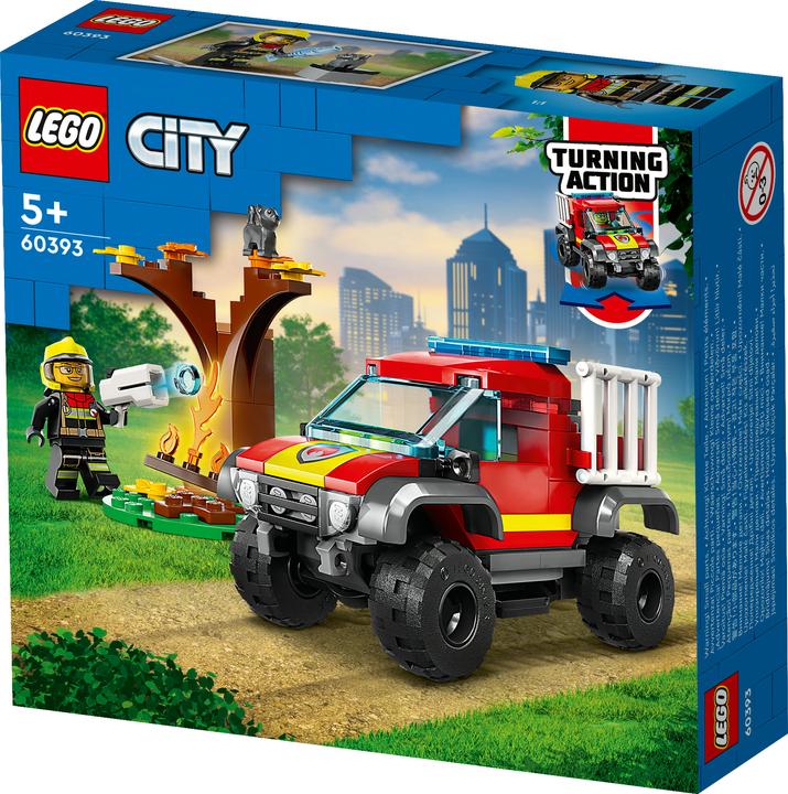 Actual product image LEGO 60393 Fire brigade pick-up truck (60393, LEGO City)