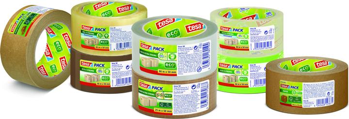 Actual product image tesa 6x PAPER ecoLogo packing tape (50 mm)
