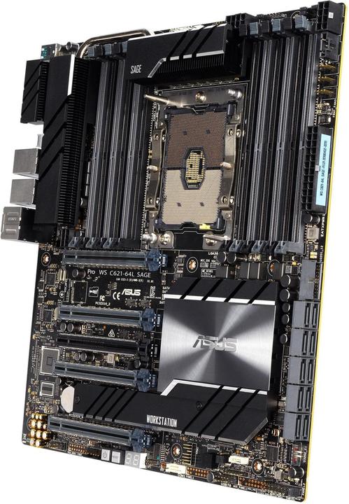 Actual product image ASUS Pro WS C621-64L Sage (LGA 3647, Intel C621, SSI CEB)