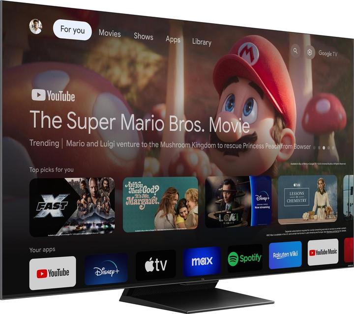 Immagine prodotto TCL 85C745 (85", QLED, 4K, 2024)