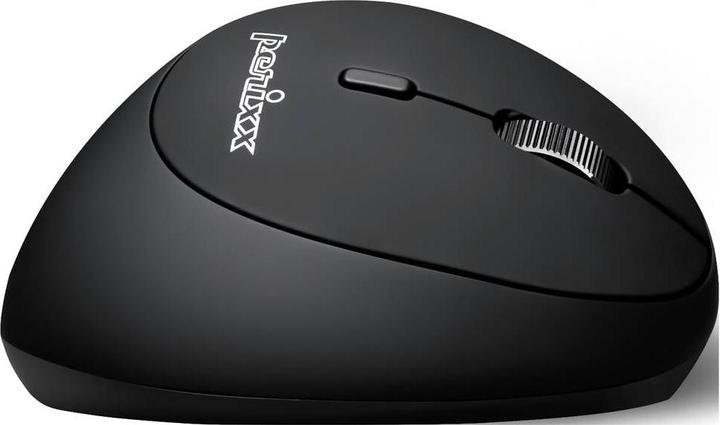 Immagine prodotto Perixx PERIMICE-819, mouse verticale ergonomico, clic silenzioso, multidispositivo, nero (Senza fili)