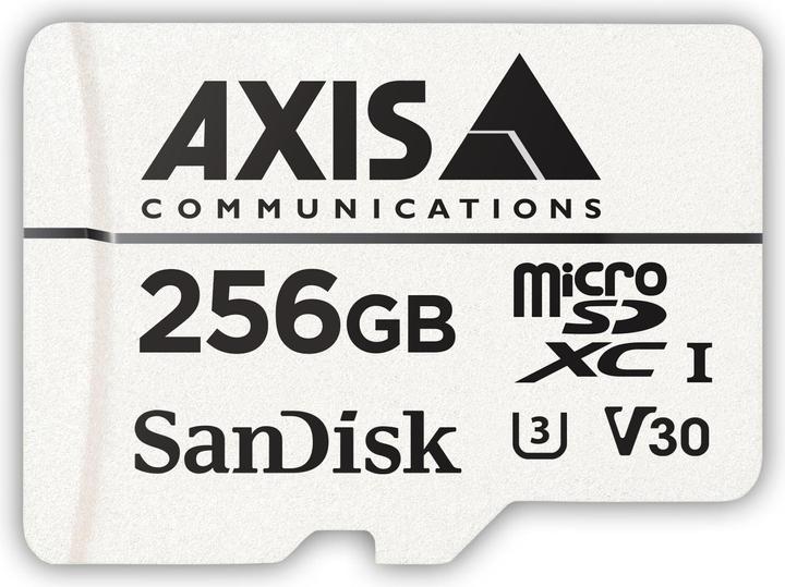 Axis Carte mémoire Surveillance 256 GB microSDXC 1 pièce (256 Go, microSDXC, U3, UHS-II)
