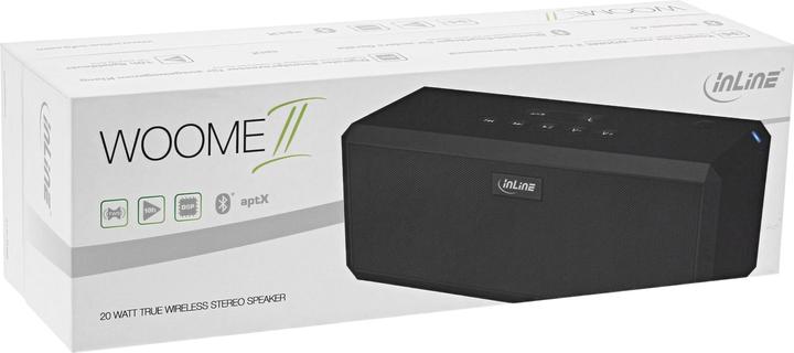 Actual product image InLine WOOME 2 True Wireless Stereo Bluetooth Speaker black (10 h, Battery operated)