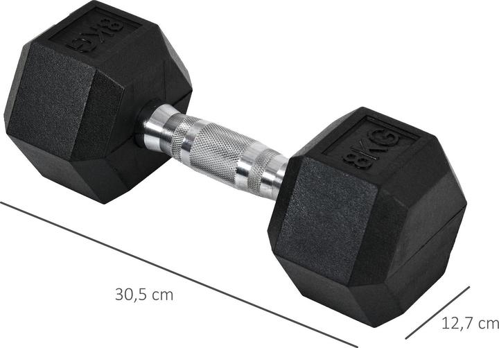 Image du produit Homcom Ensemble d'haltères courts 2 pièces (2 x 8 kg)