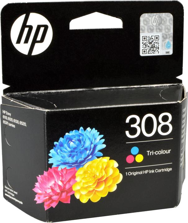 HP 7FP20UE#CE1 308 Envy Inchiostro 3 colori 120 (M, C, Y)