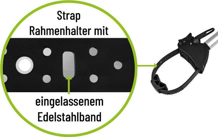 Image du produit Eufab Verstellbarer Strap-Rahmenhalter 27cm