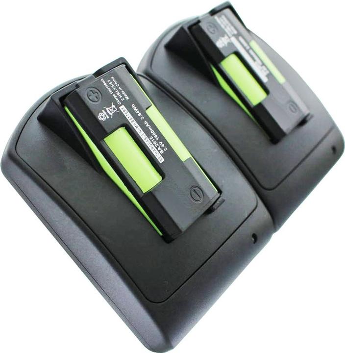 Immagine prodotto AccuCell Caricatore rapido e batteria 2x adatta per il Sennheiser BA2015 (Accumulatore di carica elettrica)