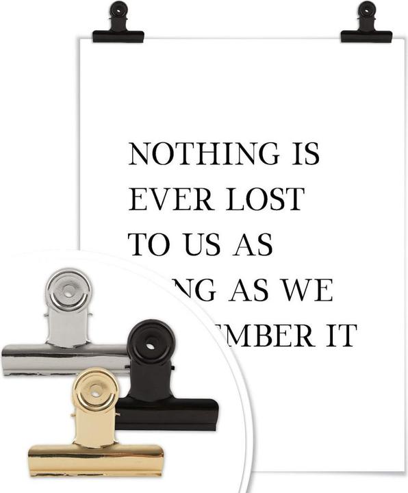 Produktbild Trenddeko Nothing is ever lost... (100 x 120 cm)
