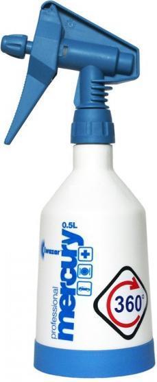 Actual product image Kwazar Spray bottle Mercury Super Pro plus 0.5 L, white / blue, 8.9 x 8.9 x 29 cm (0.50 l)