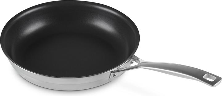 3 plis (24 cm, Poêle à frire, Acier inoxydable)
