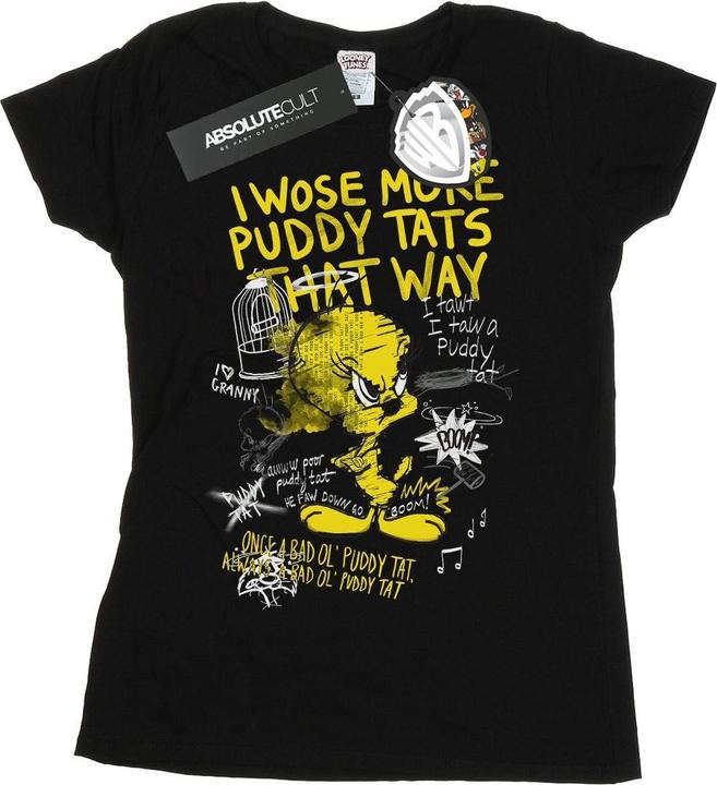 Immagine prodotto Looney Tunes More Puddy Tats Maglietta Titti Donna (XXL)