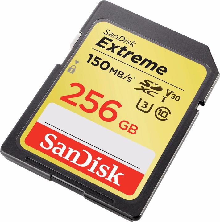 Immagine prodotto SanDisk SDXC estremo (256 GB, SDXC, U3, UHS-I)