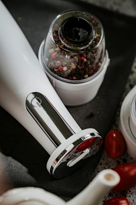 Produktbild Adler Electric Salt and pepper grinder AD 4449w 7 W, Housing material ABS plastic, Lithium, Matte White (Diverse Gewürze)