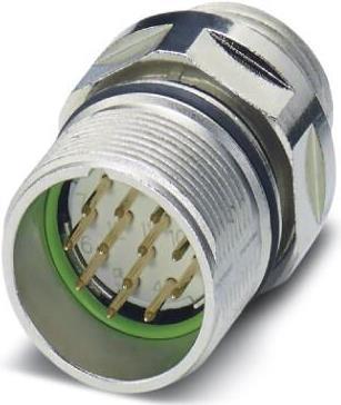Actual product image Phoenix Contact M23 Straight connector M23 connector, 17 poles, N-coded, soldered