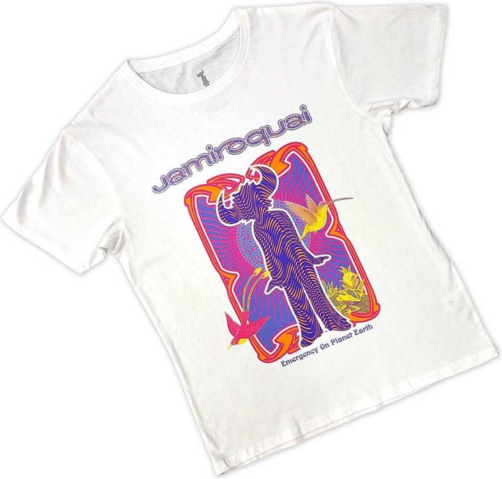 Actual product image Jamiroquai Unisex Adult Emergency T-Shirt (M)