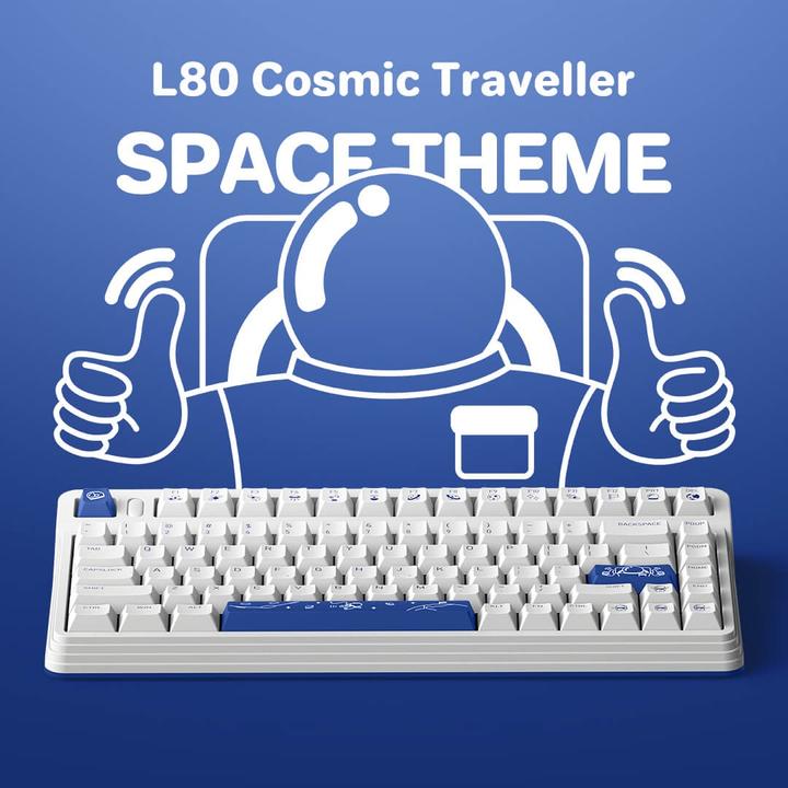 Produktbild Iqunix L80 Cosmic Traveller (CH, Kabelgebunden, Kabellos)