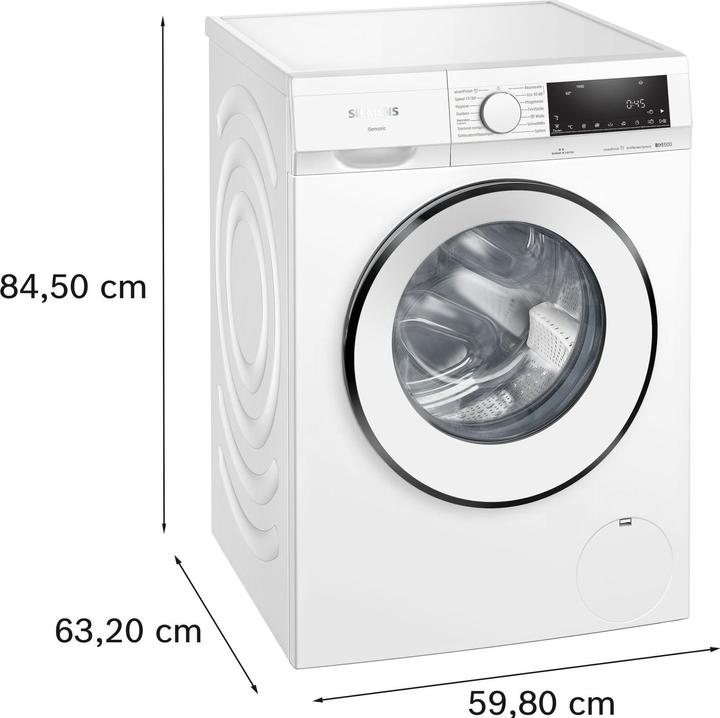 Produktbild Siemens iQ500 WG44G1ZACH (9 kg, Links, EU-Stecker)