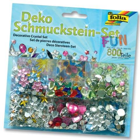 Produktbild Folia Deko Schmuckstein-Set