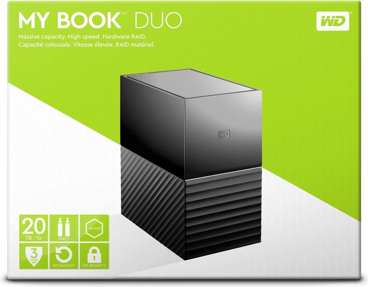 Actual product image WD My Book Duo (20 TB)