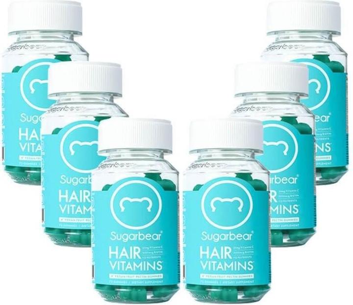 Immagine prodotto Sugarbearhair Vitamine per capelli Gummies 6 mesi (6 Pezzo/i, Gomme, 900 g)