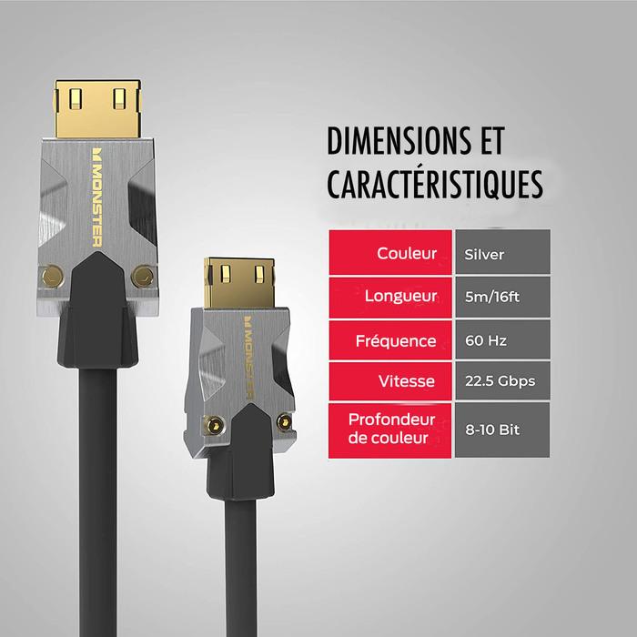 Immagine prodotto Monster M1000 (5 m, HDMI)