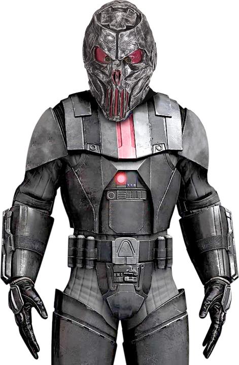 Actual product image Widmann Maske Space Predator