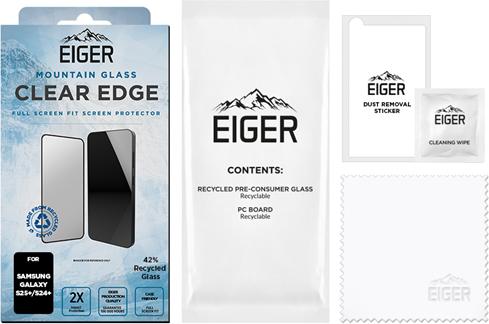 Produktbild Eiger Mountain Glass Clear Edge (1 Stück, Samsung Galaxy S25+)
