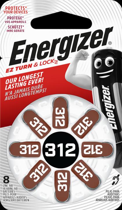 Immagine prodotto Energizer Apparecchio acustico 312 (8 pz., A312, 160 mAh)