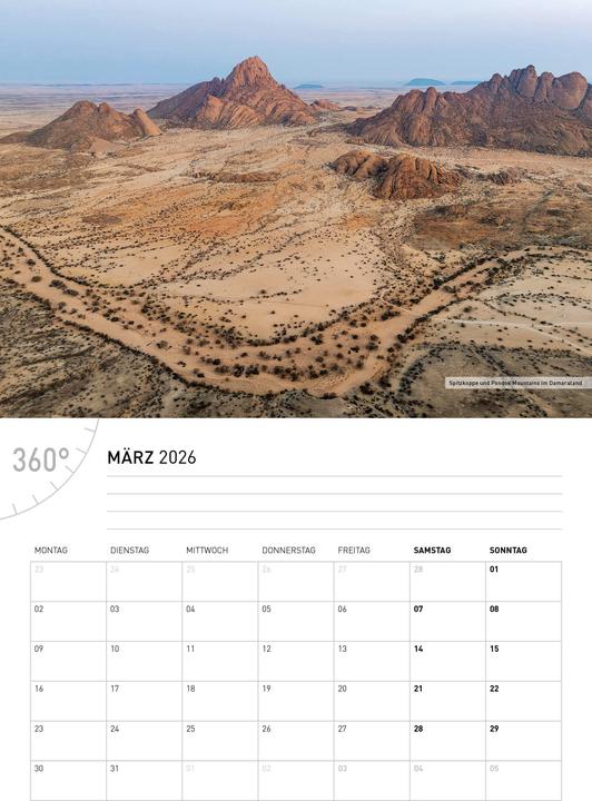 Produktbild NamibiaBroschürenkalender2026 (Deutsch)