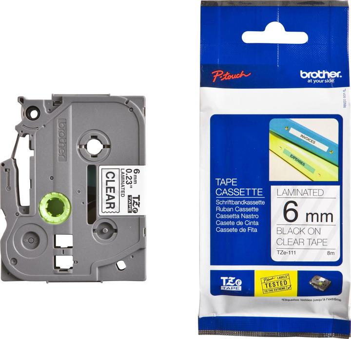 Produktbild Brother Tze-111 (0.60 cm, Transparent)