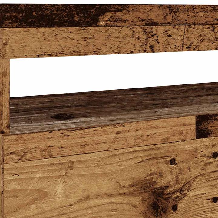 Image du produit VidaXL TV Schrank Lowboard Fernsehschrank Fernsehtisch LED 2 Stk. Altholz-Optik (75 x 35 x 40 cm)