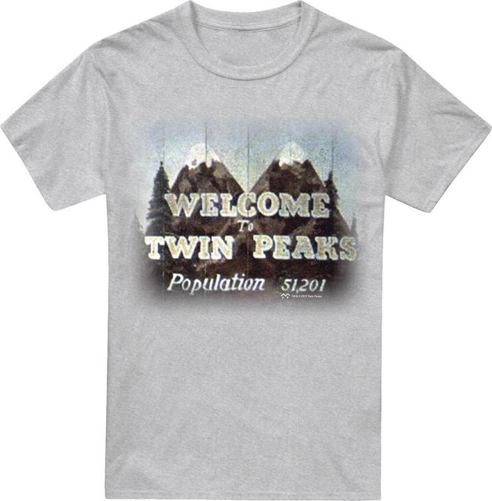 Actual product image Twin Peaks Mens Welcome To T-Shirt (XXL)