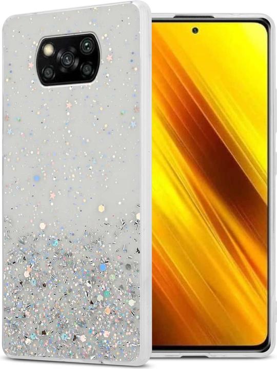 Produktbild Cadorabo TPU Hülle für Xiaomi POCO X3 NFC mit Glitzer (Xiaomi Poco X3 NFC)