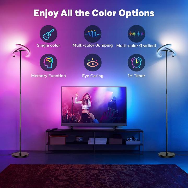 Image du produit LS LED Stehleuchte RotaFlex Color (1300 lm)