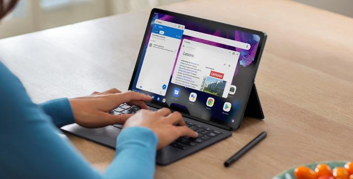 Actual product image Lenovo Tab P11 Pro with CH Keyboard and Pen 2 (WLAN only, 11.50", 128 GB, Slate grey)