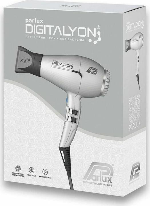 Actual product image Parlux Hairdryer Digitalyon silver