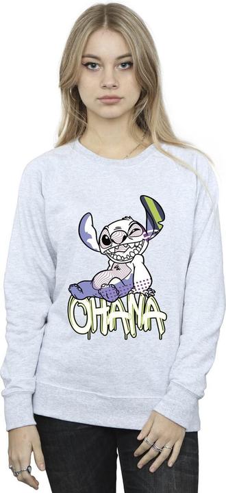 Immagine prodotto Disney Lilo And Stitch Ohana Graffiti Felpa Donna (S)