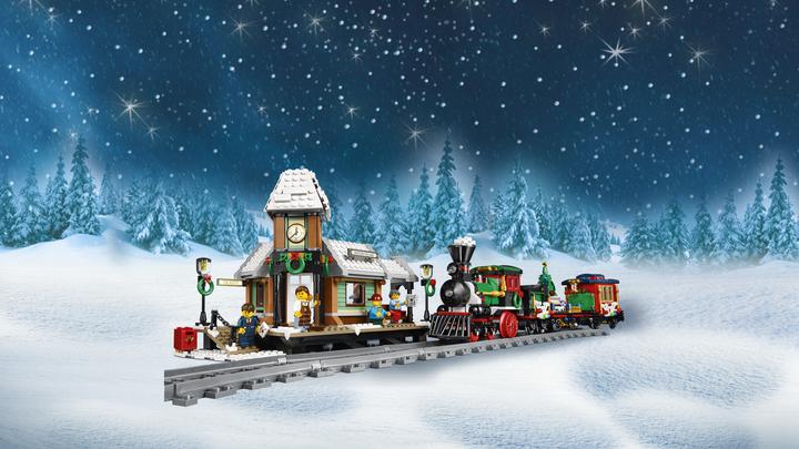 Produktbild LEGO Winterlicher Bahnhof (10259, LEGO Creator Expert)